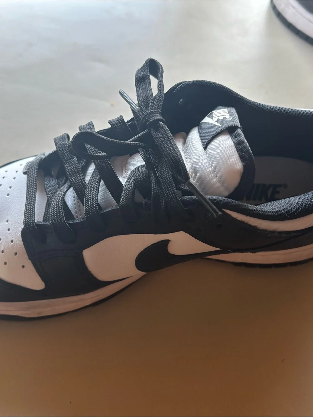 Nike Women's Black and White Athletic Sneakers